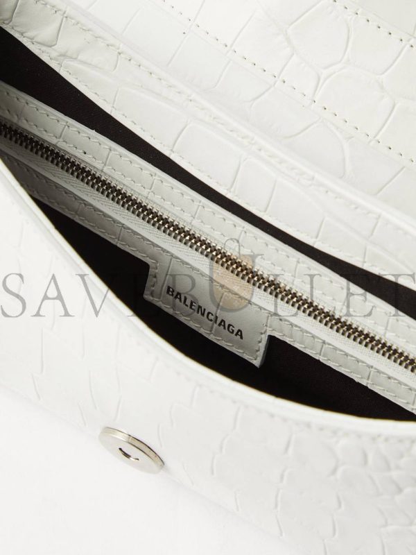 balenciaga white lindsay s leather shoulder bag matchesfashion us (34.7*15.2*6cm)
